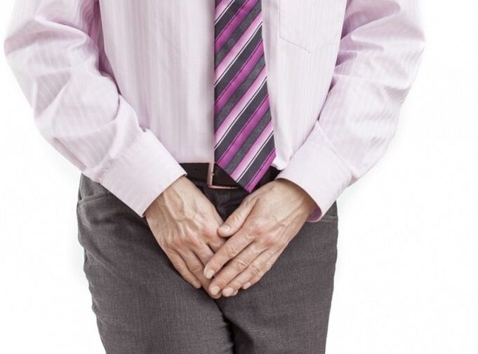 bolest v tříslech s prostatitidou